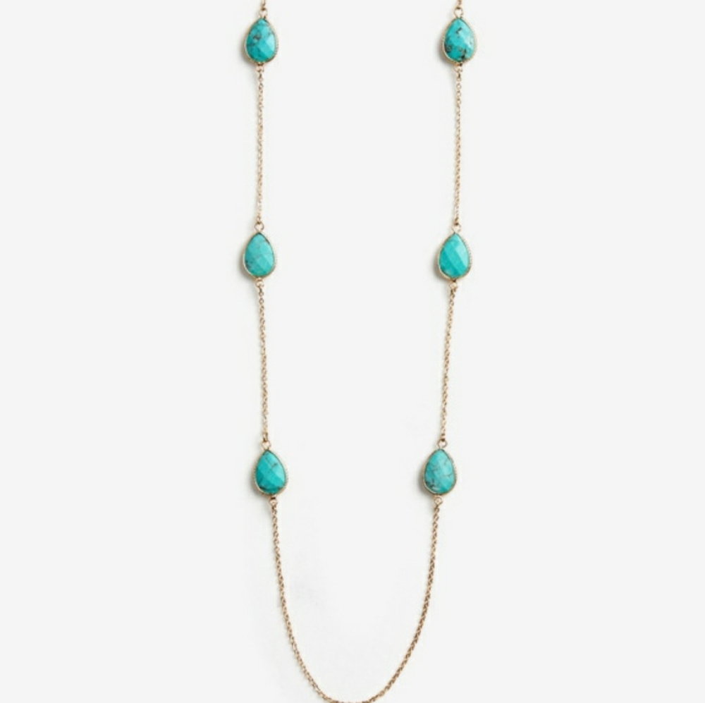 Stone Station Necklace